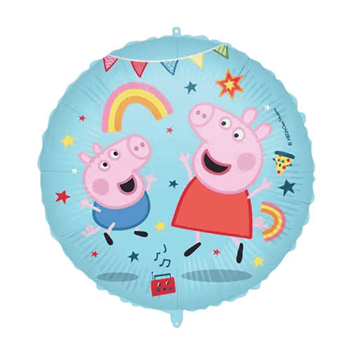 [P93038] Alu Rond Peppa Pig Messy 46Cm - Licence
