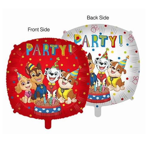 [P94996] Alu Carré Pat Patrouiille 2 Face 46Cm - Licence