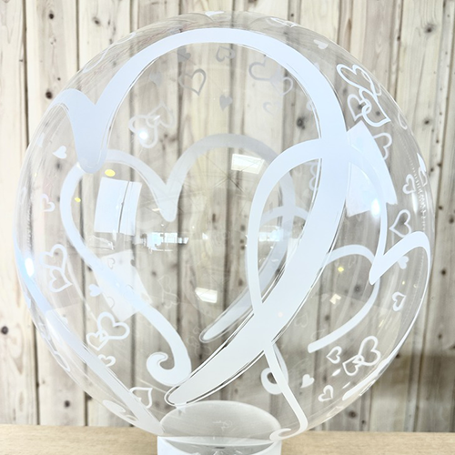 [TK0201410010] Poche De 10 Bubble T-Balloons 490Mm Print-Pair Heart - Takarakosan