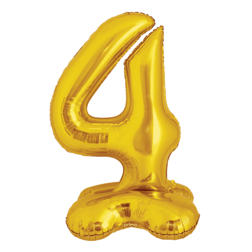 [PF-GDST4-40] 1 alu 40" Dorée Standing Chiffre '4' - Prima