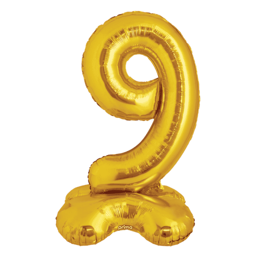 [PF-GDST9-40] 1 alu 40" Gold Standing number '9' - Prima
