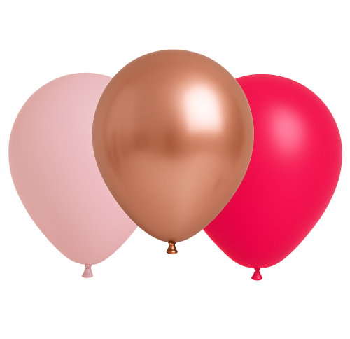 [CH30CAMROSE] 25 Ballons 30cm Camaïeu de roses