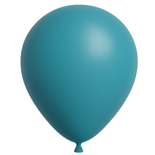 [S13BLEUOCEAN] 25 Ballons 13cm Bleu océan