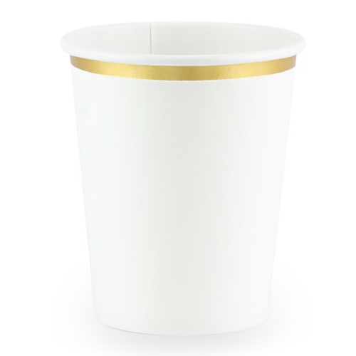 [KPP30-008-EU1] Lot De 6 Verres 260 ml Blanc