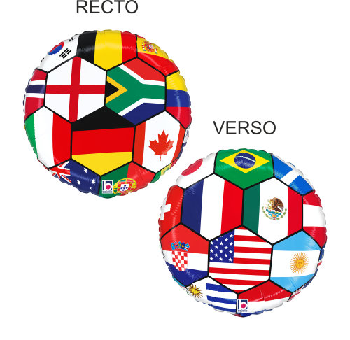 [G26726P-P] 1 Alu 18" Coupe du monde - Grabo