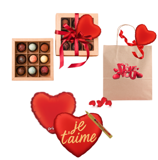 [KIT12COEURS] Kit 12 coeurs 9" personalisable - Touche love cadeaux